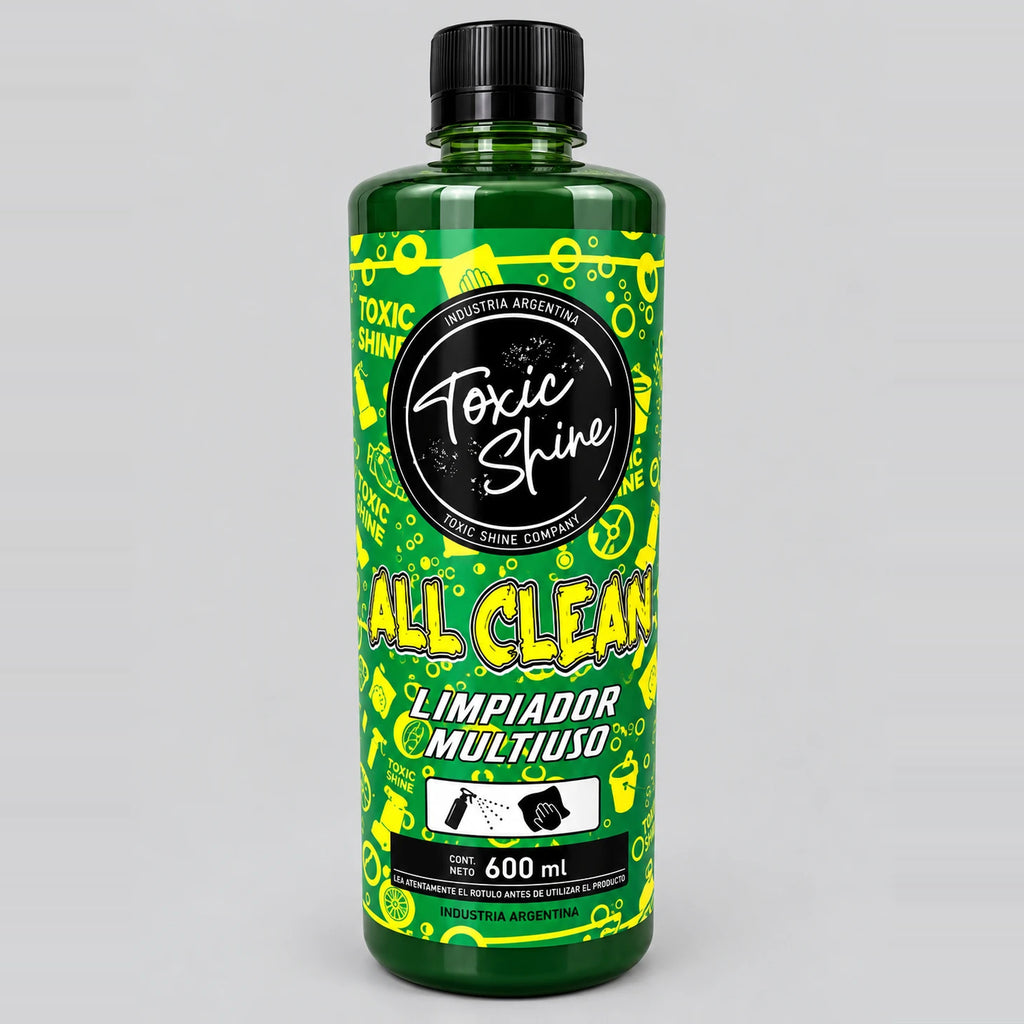 All Clean 600 ml Toxic Shine, limpiador multiuso para auto