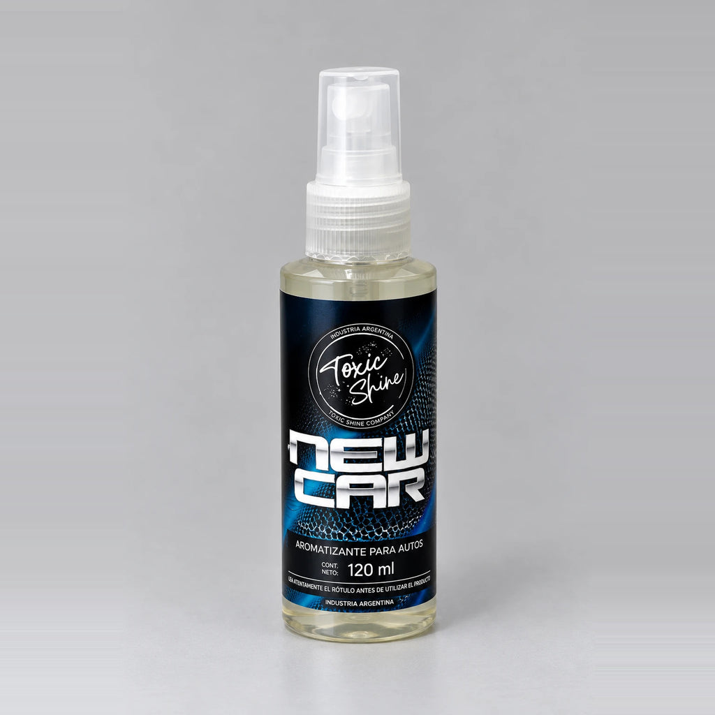 Aromatizante New Car 120 ml Toxic Shine para auto