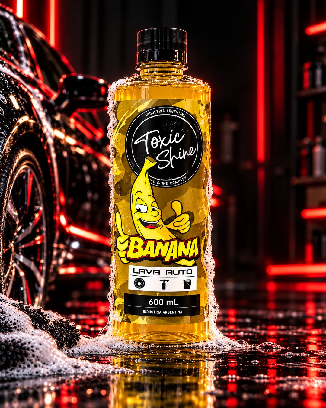 Banana Shampoo Toxic Shine 600 ml