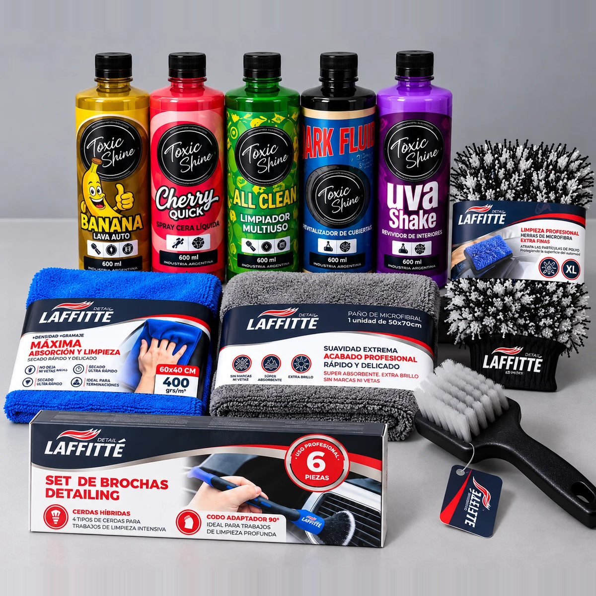 Combo Full Vayron: los 10 productos de detailing, por dentro y por fuera